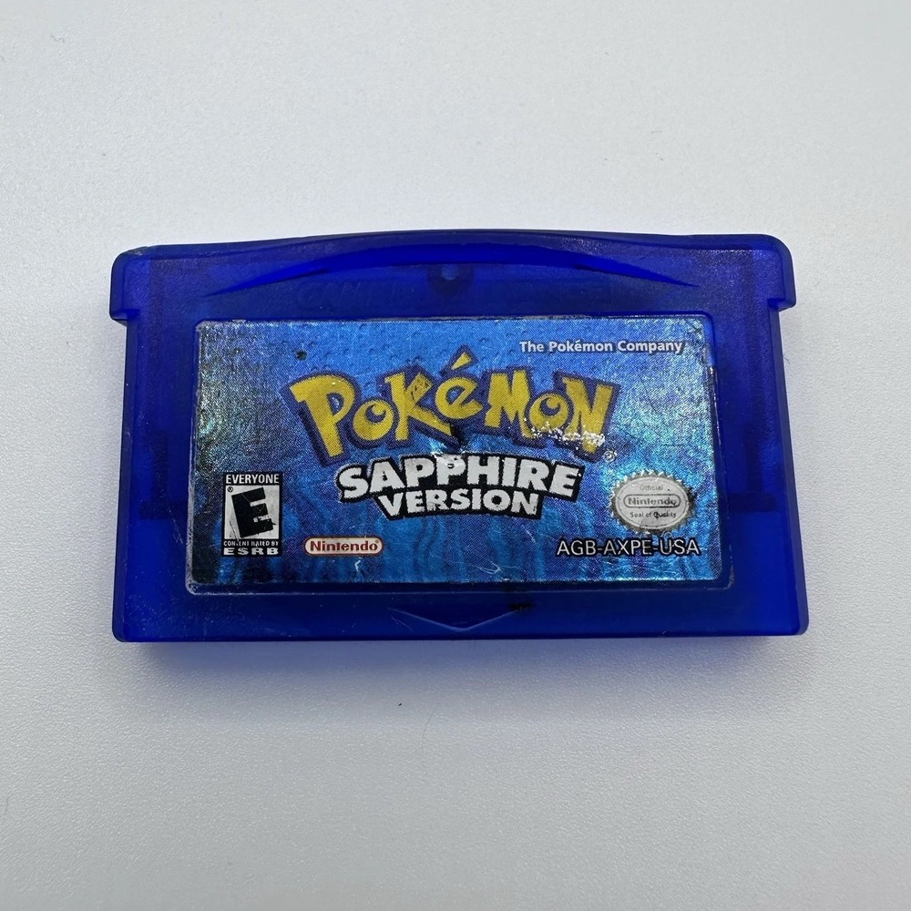 Pokemon Sapphire Version - Nintendo Game Boy Advance GBA Authentic Dry Battery